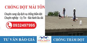 Chống dột mái tôn hiểu quả