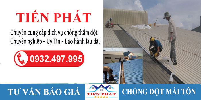 Thợ chống dột mái tôn tại quận 12