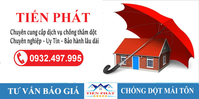 Thợ chống dột mái tôn tại quận 3