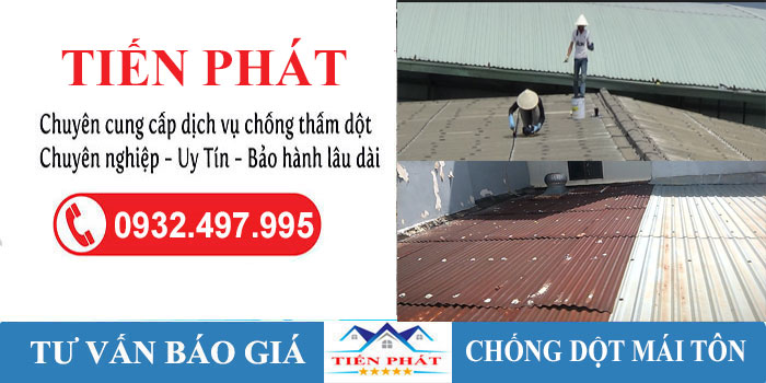 Thợ chống dột mái tôn tại quận 8