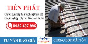 Thợ chống dột mái tôn tại quận phú nhuận