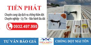 Thợ chống dột mái tôn tại quận tân bình