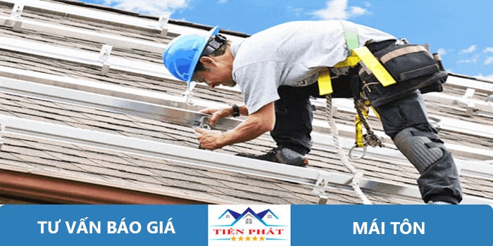 Thợ sửa chữa mái tôn tại quận Tân Bình