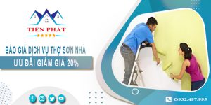 Báo giá dịch vụ thợ sơn nhà tại Hóc Môn - Ưu đãi giảm giá 20%