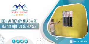 Báo giá dịch vụ thợ sơn nhà tại Tp Bà Rịa ưu đãi giảm giá 20%