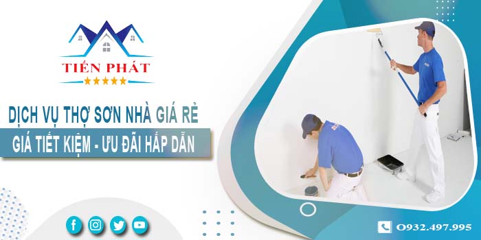 Báo giá dịch vụ thợ sơn nhà tại Tp Tân An ưu đãi giảm giá 20%