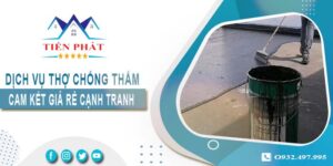 Báo giá dịch vụ thợ chống thấm tại Tây Ninh【Cam kết giá rẻ】