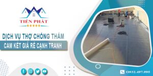 Báo giá dịch vụ thợ chống thấm tại Vũng Tàu【Cam kết giá rẻ】