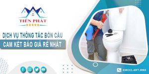 Thông tắc bồn cầu tại Bình Dương【Cam kết báo giá rẻ nhất】