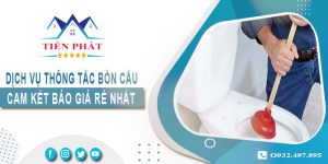 Thông tắc bồn cầu tại Long An【Cam kết báo giá rẻ nhất】