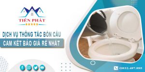 Thông tắc bồn cầu tại Tp. Tân Uyên【Cam kết báo giá rẻ nhất】