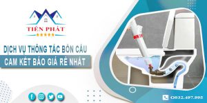 Thông tắc bồn cầu tại Tp. Thuận An【Cam kết báo giá rẻ nhất】