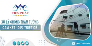 Xử lý chống thấm tường tại TpHCM -【Cam kết 100% triệt để】