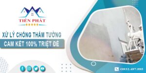 Xử lý chống thấm tường tại Bà Rịa -【Cam kết 100% triệt để】