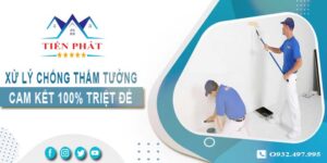 Xử lý chống thấm tường tại Biên Hoà -【Cam kết 100% triệt để】