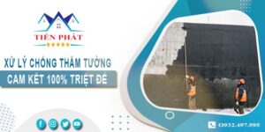 Xử lý chống thấm tường tại Bình Phước -【Cam kết 100% triệt để】