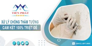 Xử lý chống thấm tường tại Bình Thạnh -【Cam kết 100% triệt để】