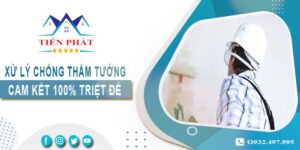 Xử lý chống thấm tường tại Gò Vấp -【Cam kết 100% triệt để】