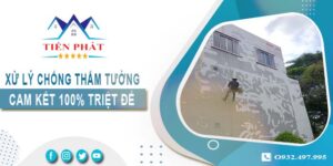 Xử lý chống thấm tường tại Nhà Bè -【Cam kết 100% triệt để】