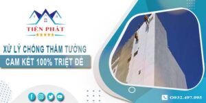 Xử lý chống thấm tường tại Phú Nhuận -【Cam kết 100% triệt để】