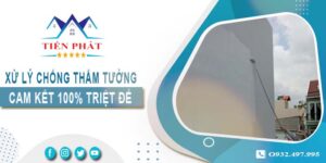 Xử lý chống thấm tường tại Quận 8 -【Cam kết 100% triệt để】