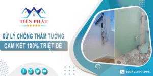 Xử lý chống thấm tường tại Quận 9 -【Cam kết 100% triệt để】