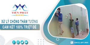Xử lý chống thấm tường tại Tân Bình -【Cam kết 100% triệt để】
