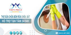 Thợ sửa chữa bồn rửa chén, bát tại Bình Dương -【Hỗ trợ 24/24h】