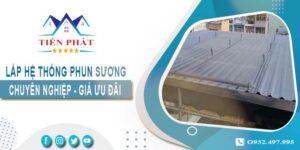 Bảng giá lắp hệ thống phun sương tại Bến Cát【Ưu Đãi 20%】