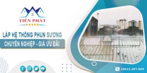Bảng giá lắp hệ thống phun sương tại Bình Tân【Ưu đãi 20%】