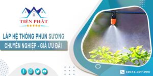 Bảng giá lắp hệ thống phun sương tại Quận 12【Ưu Đãi 20%】