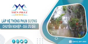 Bảng giá lắp hệ thống phun sương tại Quận 4 -【Ưu đãi 20%】