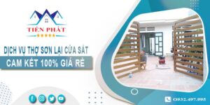 Dịch vụ thợ sơn lại cửa sắt tại Bình Chánh【Cam kết 100% giá rẻ】