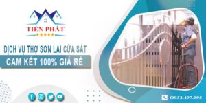 Dịch vụ thợ sơn lại cửa sắt tại Dĩ An【Cam kết 100% giá rẻ】