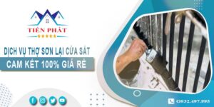 Dịch vụ thợ sơn lại cửa sắt tại Long An【Cam kết 100% giá rẻ】