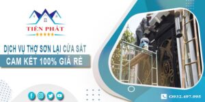 Dịch vụ thợ sơn lại cửa sắt tại Quận 10【Cam kết 100% giá rẻ】