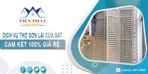 Dịch vụ thợ sơn lại cửa sắt tại Quận 12【Cam kết 100% giá rẻ】