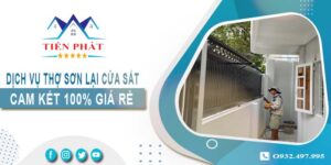 Dịch vụ thợ sơn lại cửa sắt tại Quận 4【Cam kết 100% giá rẻ】