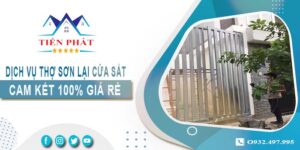 Dịch vụ thợ sơn lại cửa sắt tại Quận 5【Cam kết 100% giá rẻ】