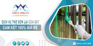Dịch vụ thợ sơn lại cửa sắt tại Quận 6【Cam kết 100% giá rẻ】
