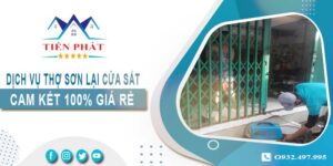 Dịch vụ thợ sơn lại cửa sắt tại Quận 8【Cam kết 100% giá rẻ】