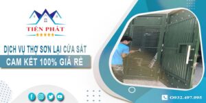Dịch vụ thợ sơn lại cửa sắt tại Tân Phú【Cam kết 100% giá rẻ】