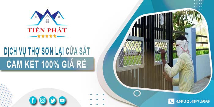 Dịch vụ thợ sơn lại cửa sắt tại Thủ Dầu Một【Cam kết 100% giá rẻ】