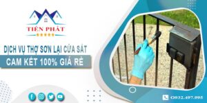Dịch vụ thợ sơn lại cửa sắt tại Thủ Đức【Cam kết 100% giá rẻ】