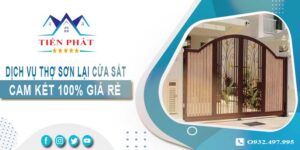 Dịch vụ thợ sơn lại cửa sắt tại Thuận An【Cam kết 100% giá rẻ】