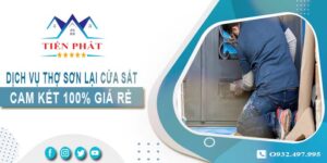 Dịch vụ thợ sơn lại cửa sắt tại TpHCM【Cam kết 100% giá rẻ】