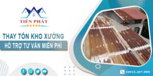 Hỗ trợ tư vấn thay tôn kho xưởng tại Bà Rịa【Giảm 10% phí】