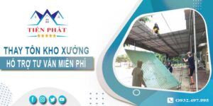 Hỗ trợ tư vấn thay tôn kho xưởng tại Quận 9【Giảm 10% phí】