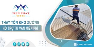 Hỗ trợ tư vấn thay tôn kho xưởng tại Vũng Tàu【Giảm 10% phí】