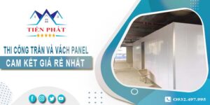 Báo giá thi công trần và vách Panel tại Bà Rịa -【Giảm 20%】